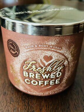Bath & Body Works Freshly Brewed Coffee 14.5 oz Candle NEW